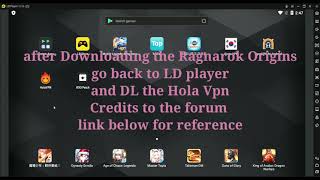 HOW TO DOWNLOAD RAGNAROK ORIGIN WITH ENGLISH PATCHER ON LD PLAYER [upl. by Carmita]