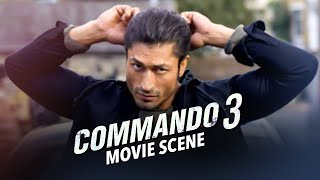 Vidyut Jammwal Vs The Army Of Wrestlers  Commando 3  Movie Scene  Vipul Amrutlal Shah [upl. by Dduj]