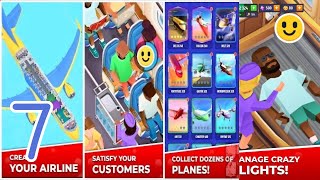 ✈️ Idle Airplane Inc Tycoon  Got New plane Part 7  Airport Tycoon iOS Android [upl. by Sikko529]