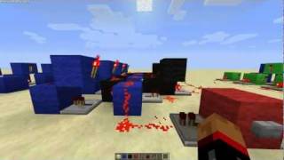 RS NOR Latch Array Sequential Memory Cell Advanced Minecraft Redstone Tutorials [upl. by Everard]