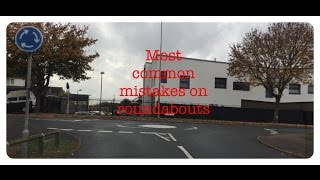 Most common mistakes on roundabouts [upl. by Ahsatan]