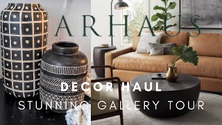 ARHAUS DECOR HAUL amp STUNNING GALLERY TOUR [upl. by Zetra]