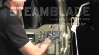 How to remove window film  SteamBlade powered by Jiffy Steamer [upl. by Angelia]