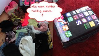 Wie packe ich meinen Koffer richtig [upl. by Irmgard]