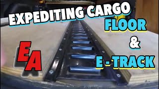 E Track install for your sprinter amp CARGO VAN  EXPEDITING CARGO VAN BUSINESS [upl. by Gnouc]