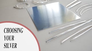 METAL STARTER PACK For Beginner Silversmiths  Choosing Your Silver [upl. by Anilram]