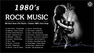 80s Rock Music Hits Playlist  Greatest 1980s Rock Songs [upl. by Mitman211]