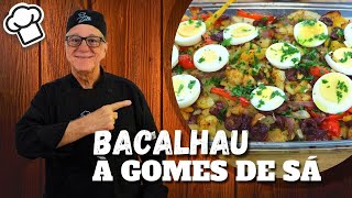 Como fazer Bacalhau à Gomes de Sá  Receita fácil e MUITO BOA  Chef Zeca [upl. by Holtorf]