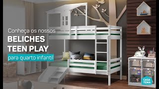 Linha de Beliches Teen Play para quarto infantojuvenil [upl. by Assilen]