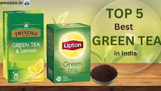 TOP 5🔥 Best Green Tea Brands in india 2024  Green Tea Review in hindi  Best Green Tea Brands [upl. by Garaway]