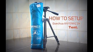 Quechua Arpenaz 2 tent setup [upl. by Andriette862]