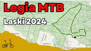 Legia MTB Laski 2024  wstępny objazd trasy po GPX [upl. by Brana432]