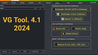 New tool 2024 VG Tool Unlock Best Tool [upl. by Opportina]