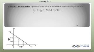 FUNÇÃO CRESCENTE DECRESCENTE E CONSTANTE  TEORIA  04 [upl. by Latsyrhc]