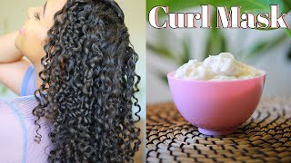 DIY Curl Cream Hair Mask for Moisture Growth amp Definition [upl. by Nnaj803]