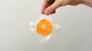 Homemade Bioplastic heatsealed packaging [upl. by Terese]