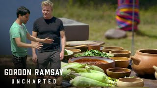 Gordon Ramsay amp Virgilio Martínez Prepare For A CookOff  Gordon Ramsay Uncharted [upl. by Able]