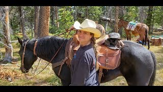 Horseback riding  4 days camping in the wilderness [upl. by Aire]