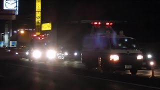 【緊急走行】静岡県警察静岡南警察署 事故処理車・ステレオカメラ車 [upl. by Gridley636]