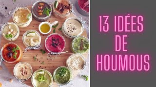 RECETTES  13 IDEES DHOUMOUS FACILE A FAIRE [upl. by Ross880]