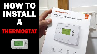 How to Install a Honeywell Thermostat [upl. by Yewed]