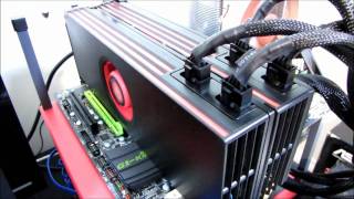 Quad SLI vs Quad Crossfire Heavyweight Showdown GTX 590 amp HD 6990 Linus Tech Tips [upl. by Ardnyk]