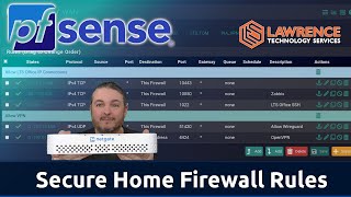 Basic Setup and Configuring pfsense Firewall Rules For Home [upl. by Mahgem]