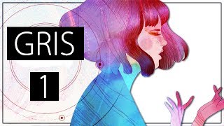 Lets Play GRIS Gameplay Part 1  Artistic Narrative Platformer First 45 Minutes Game Playthrough [upl. by Schurman573]