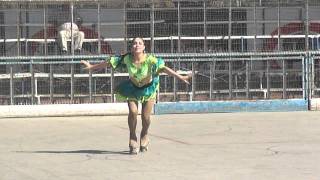 patinaje artistico macarena zepeda salsa [upl. by Eirased]