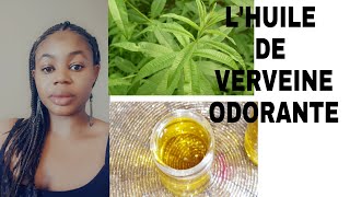 DIY LHUILE DE VERVEINE ODORANTE CORPORELLE [upl. by Ojela]