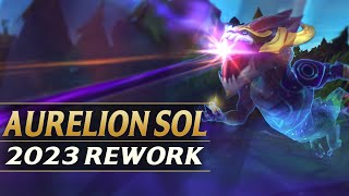 AURELION SOL REWORK 2023 Gameplay Champion Spotlight  League of Legends [upl. by Jeniffer]