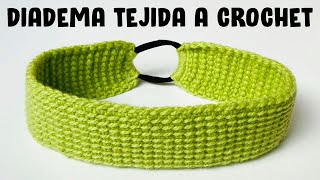 🌈Diadema Tejida a crochet PASO A PASO crochet headband  VINCHA  TURBANTE❤ [upl. by Tonnie]