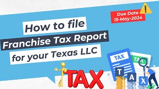 How To File Franchise Tax Report For Your Texas LLC  File Public Information Report OR No Tax Due [upl. by Hobbie]