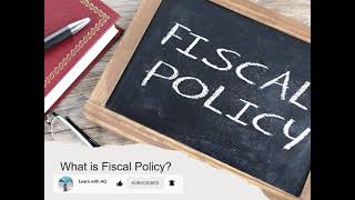 Fiscal Policy What is Fiscal Policy Expansionary and Contractionary Fiscal Policy Macroeconomics [upl. by Eillas]