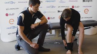 Stabilizing Speed Pro Ankle Brace For Ankle Injuries and Sprains  MoveWell Belridge [upl. by Shinberg]