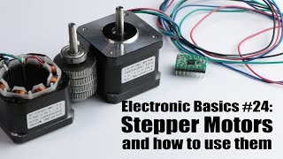 Stepper Motor Basics  5 Wires Unipolar  Bipolar Motor [upl. by Norword]