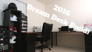 My quotIKEA HACKquot Desk Setup 2016 [upl. by Flynn870]