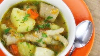 Traditional Caribbean Chicken Foot Soup Recipe [upl. by Heron]