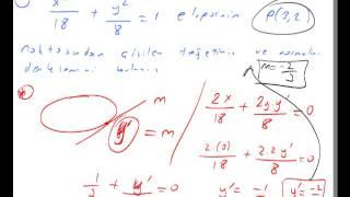 GEOMETRİ  32ELİPS ANALİTİK İNCELENMESİ Bölüm2 [upl. by Trauner507]