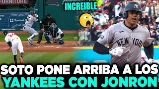 Juan Soto Muestra Todo Su Poder Y Pone Arriba a los Yankees con Enorme Jonron en MLB MIRA QUE PASO [upl. by Nilrac]