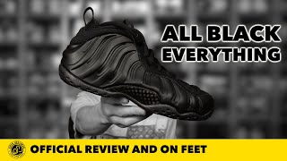 Calling Black Sneaker Lovers Nike Air Foamposite One Anthracite Review and On Feet [upl. by Notrem]