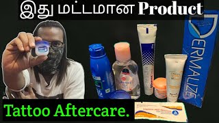 Tattoo Aftercare  Tattoo Aftercare Products  Tattoo Tutorial Tamil  Lesson  21 [upl. by Shaum]