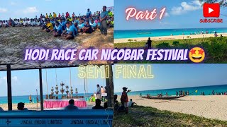 Canoeing Race at Car Nicobar🤗  Semi Final  part 1 vlog 66 [upl. by Yeldarb]