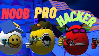 Noob Vs Pro Vs HACKER  Shell Shockers [upl. by Lladnek]