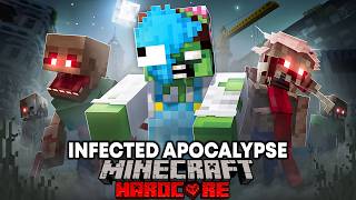 Surviving An Infected Zombie Apocalypse in Minecraft Hardcore [upl. by Maggi]