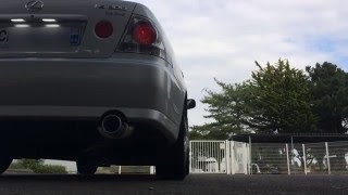 Lexus IS 200 exhaust sound [upl. by Nahtanoj748]