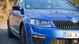 2015 Skoda Octavia RS Combi  Skoda Octavia vRS estate review test  Autogefühl [upl. by Aicilec]