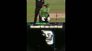 maxwell 154 run 64 ball 🔥💀 cricket content [upl. by Hizar]