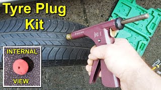 Tyre Plug Gun Repair Kit Tutorial  With Internal Views [upl. by Mckeon]