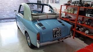 Bianchina cabrio trasformabile Autobianchi epoca Museo Rocca dEvandro simile Fiat 500 n d f l r [upl. by Sung]